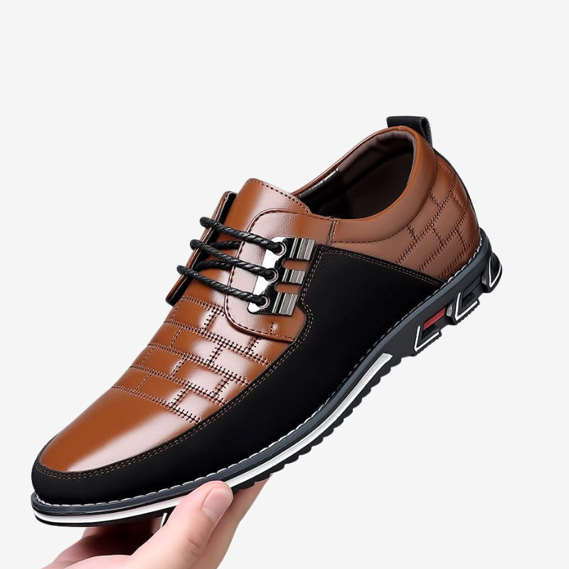 Brian – Round Toe Shoes with Adjustable Laces and Anti Slip Grip
