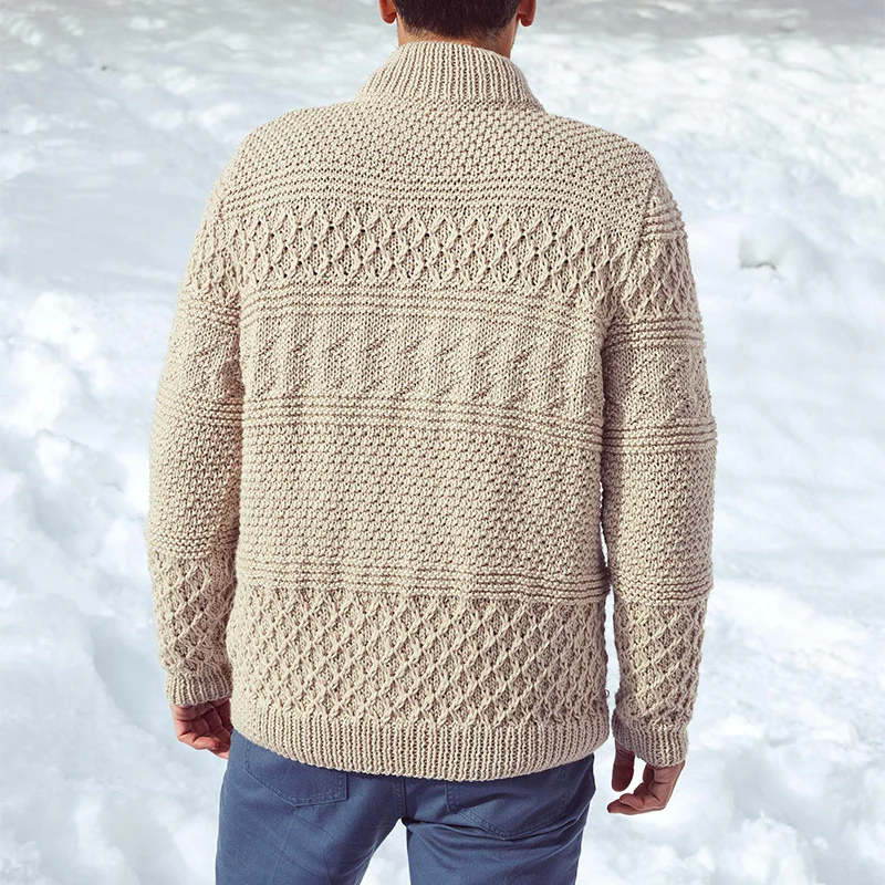 Fabien – Cárdigan ajustado de manga larga con botones