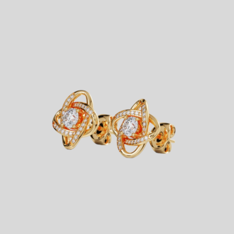 Wrapped Design Earrings for Daily Wear