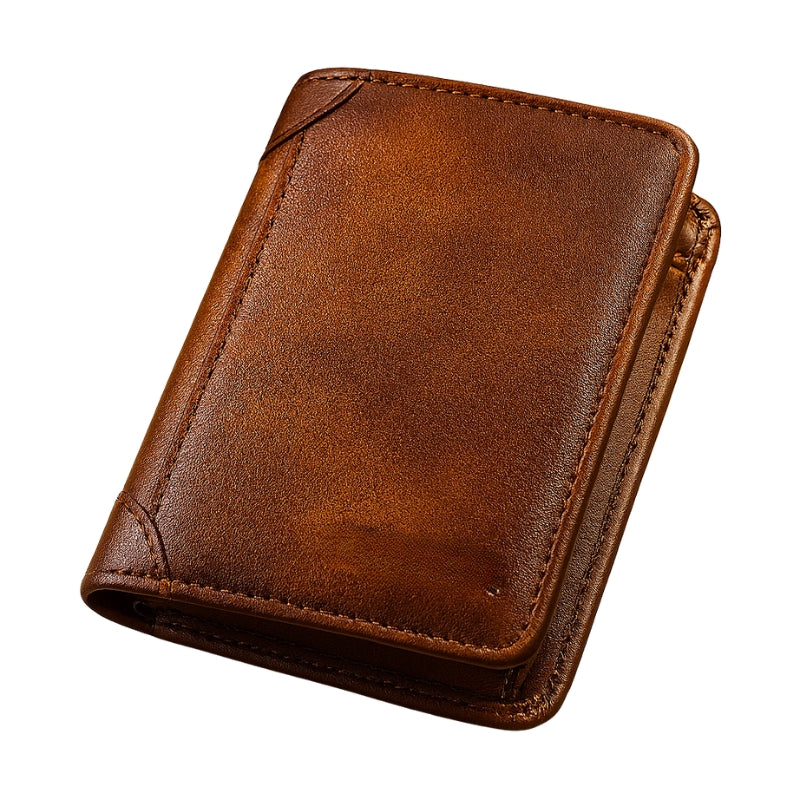 Felix – Korte RFID Bifold Portemonnee met Kaart- en ID-Houder Velani