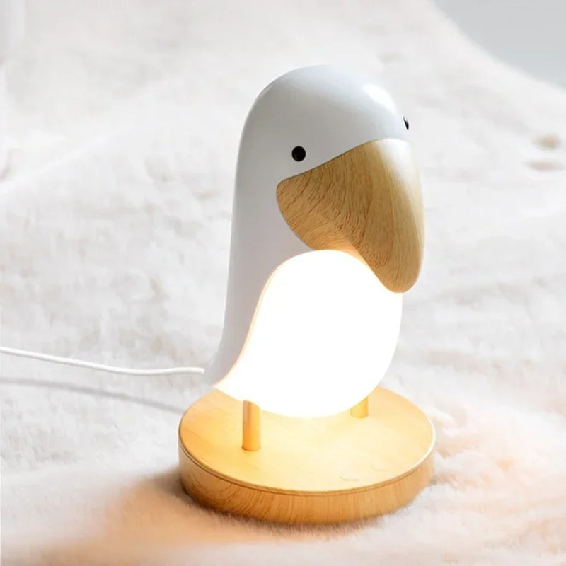 SoundNest – Table Lamp with Vogel Design & LED Light