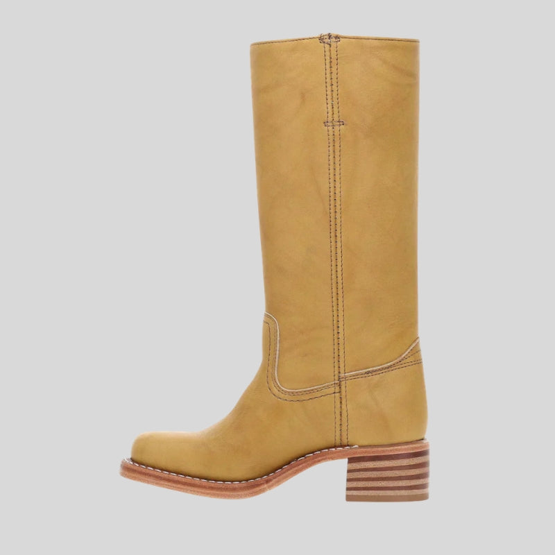 Women Knee-High Round Toe Boots