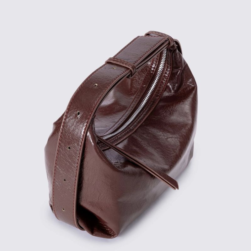 Women Structured Handbag with Adjustable Strap