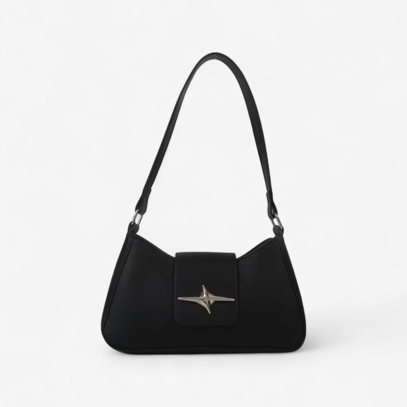 LunaBelle – Moderne Schoudertas met Lange Band en Rits Velani