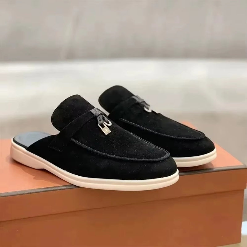 Kieran - Tassel Shoes With Open Back Design