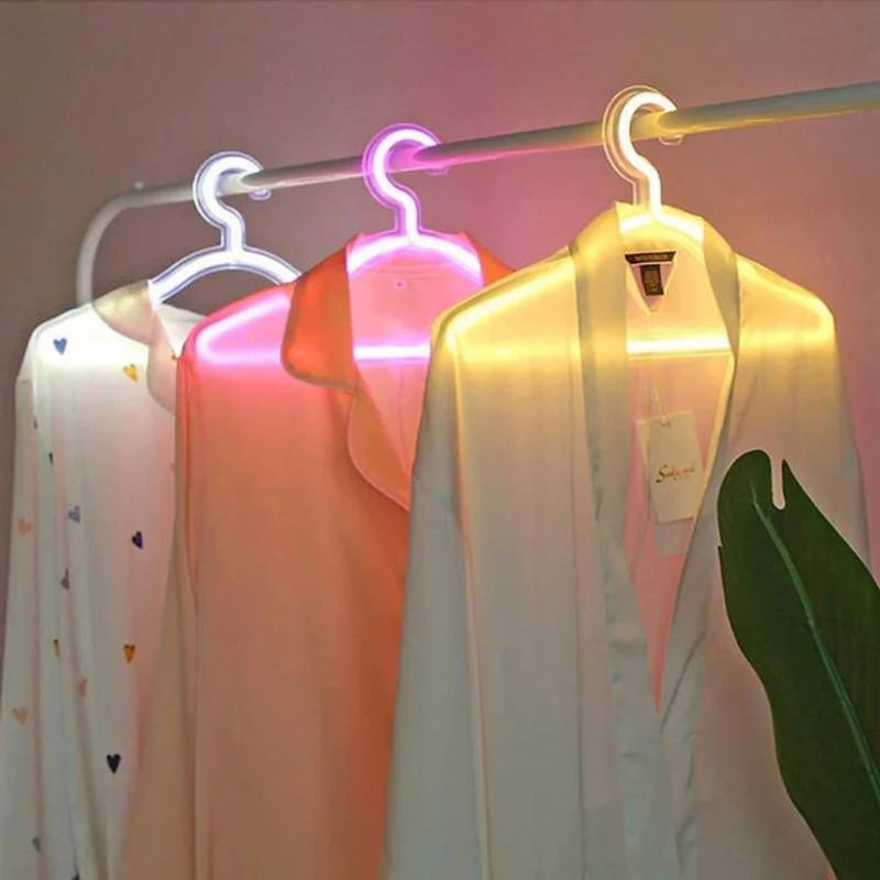 GlowHang – LED Illuminated Hangers for Easy Visibility