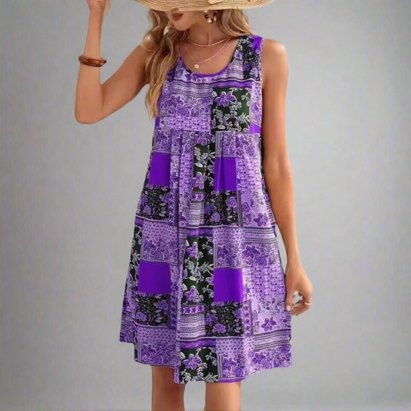 Women’s Mini Dress Sleeveless Wide Straps