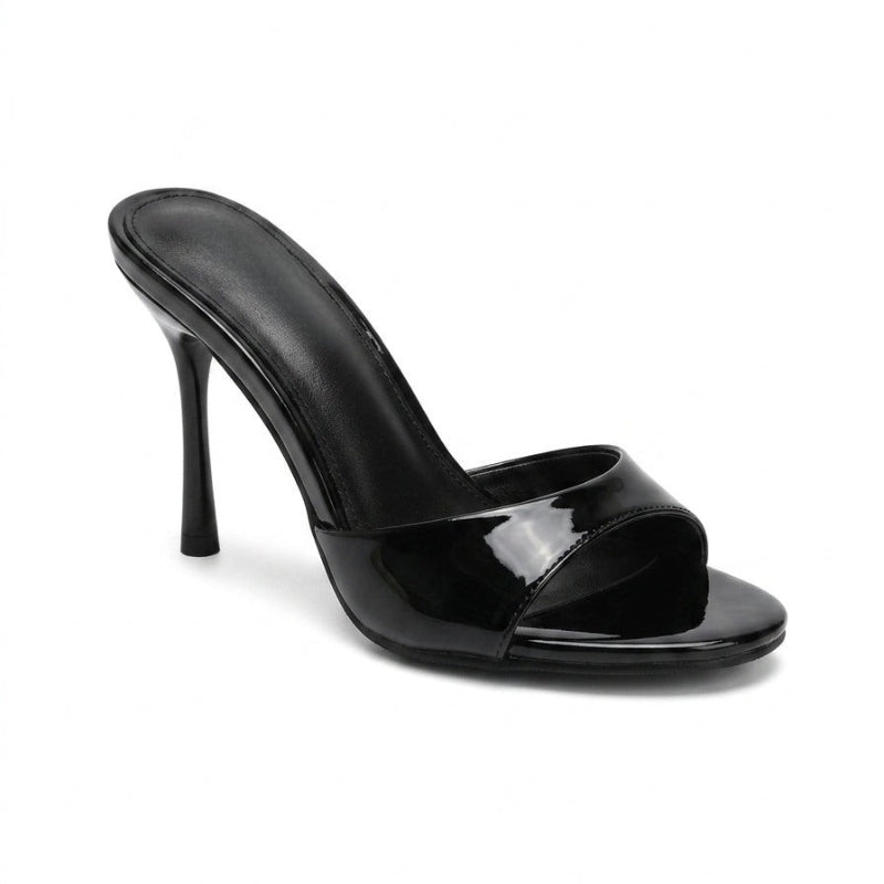 Women's High Heel Sandals with Round Toe Design
