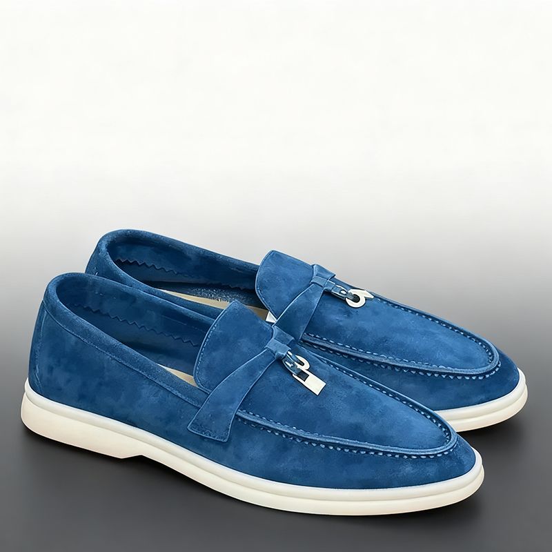Women's Low Heel Loafers Round Toe