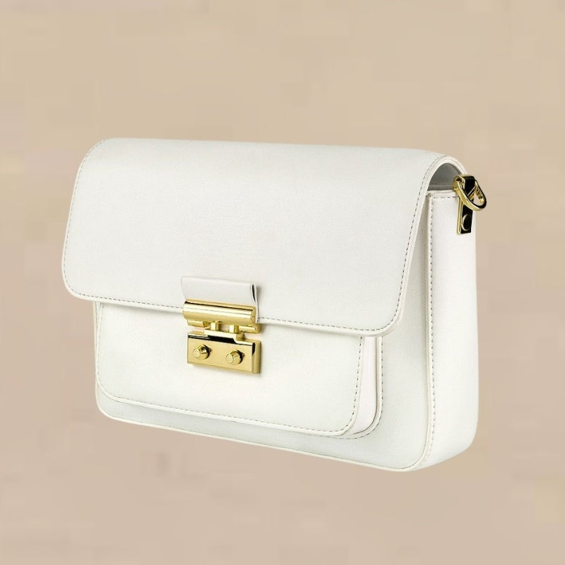 Structured Crossbody Bag with Adjustable Strap