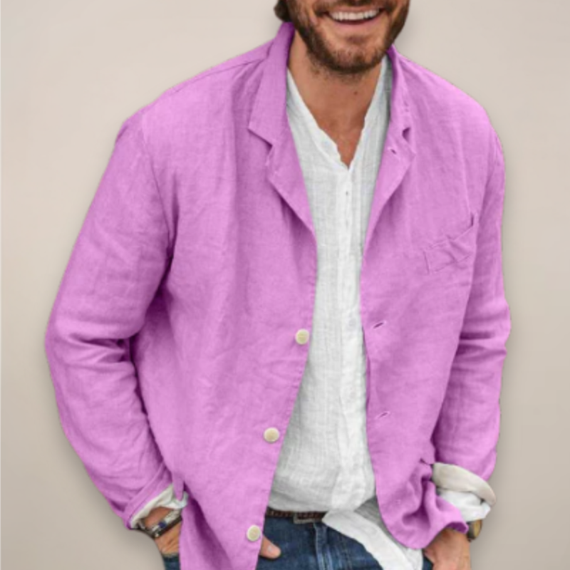 Men's Shirt with Button Closure