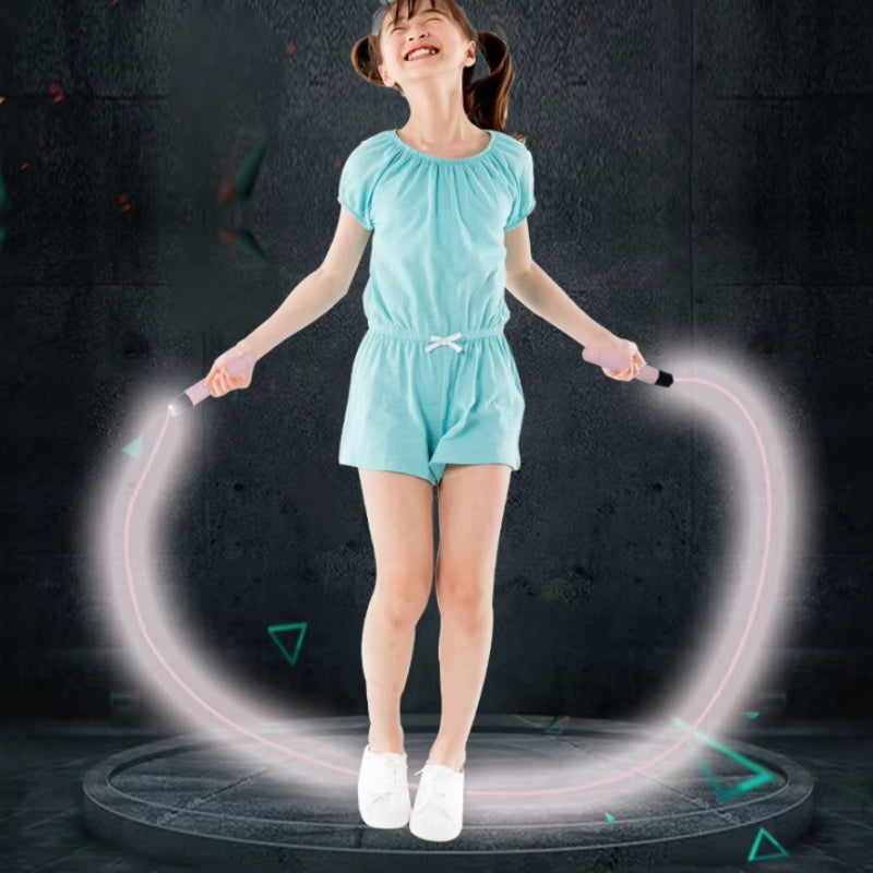 GlowJump – Adjustable LED Jump Rope with Lighted Handles