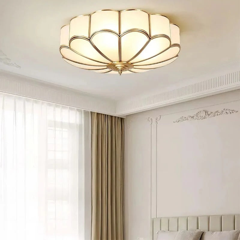 FloraGlow – LED Ceiling Lamp with Floral Design