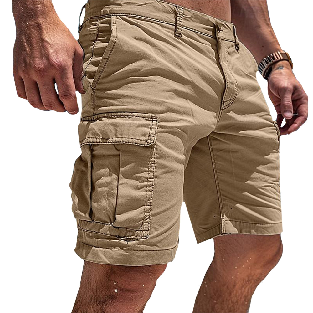 Alexander - Losse pasvorm Cargo Shorts met Meerdere Zakjes Velani