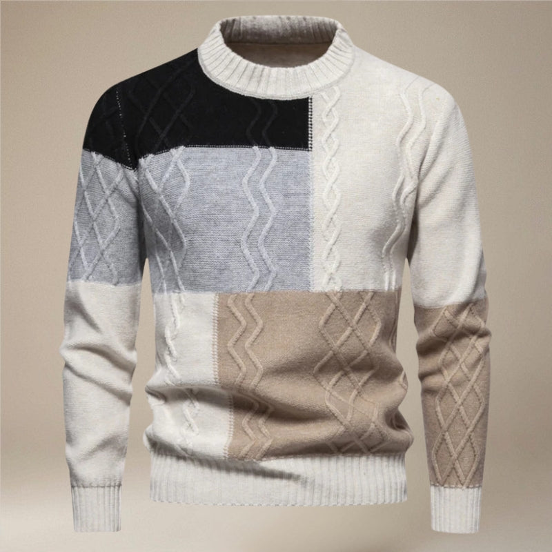 Julianus – Slim fit trui met lange mouwen en print Velani