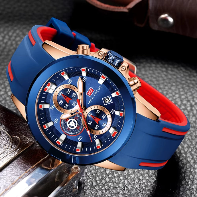 Orion – Round Dial Sports Watch with Adjustable Strap