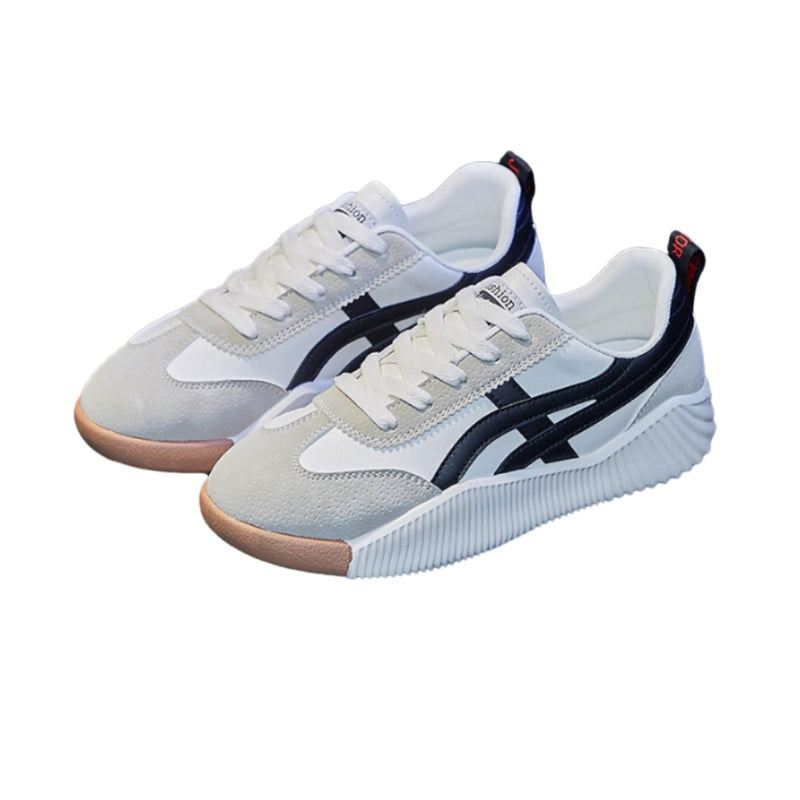 Lorena – Sneakers met Ronde Neus en Vetersluiting Velani