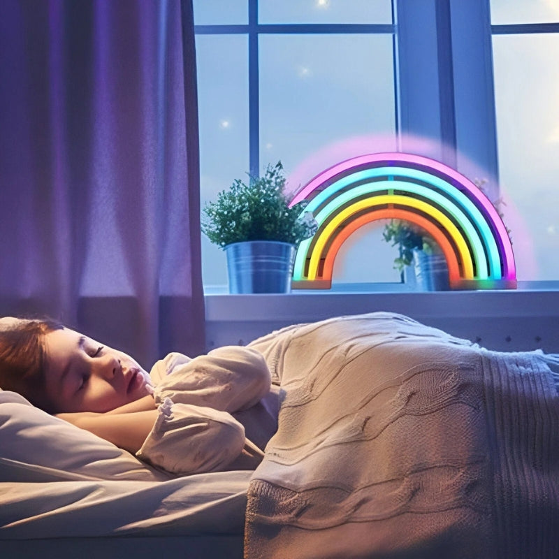 RainGlow – Portable LED Night Light with Rainbow Colors