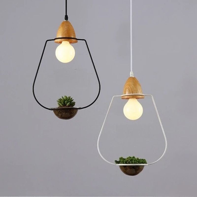 LumiBloom – Decorative LED Pendant Lamp with Flower Pot Design