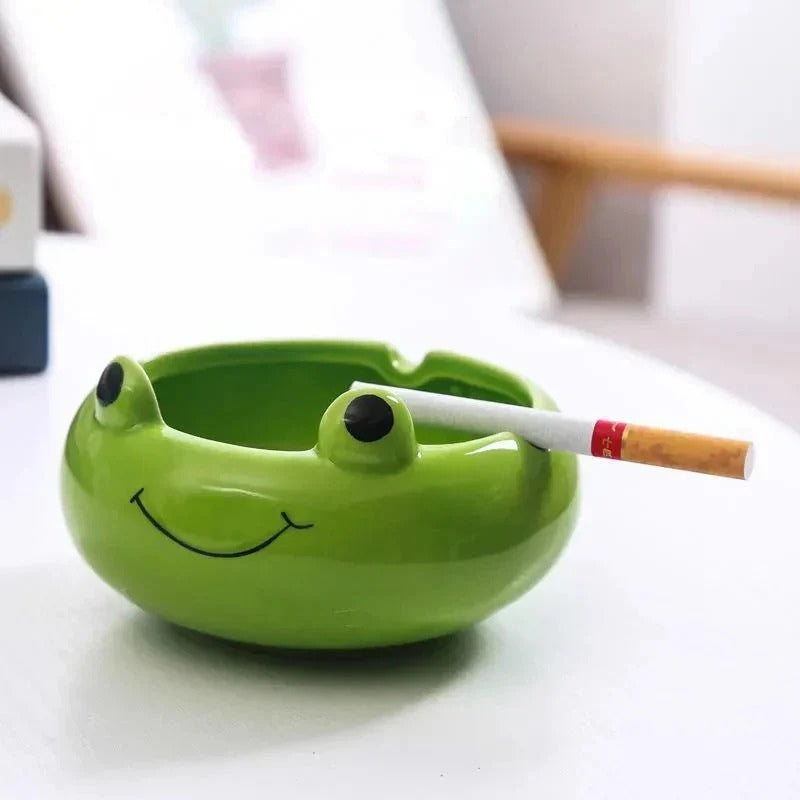 AniMood – Playful Cartoon Animal Ashtray for Home Decor