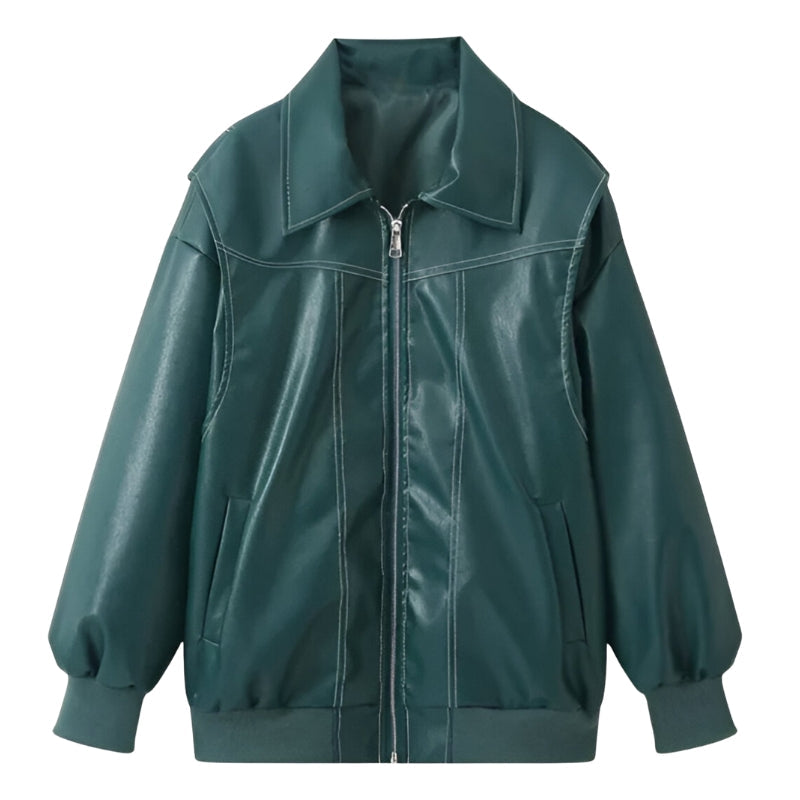 Anna - Lange Mouwen Ritsjack met Zakjes Velani