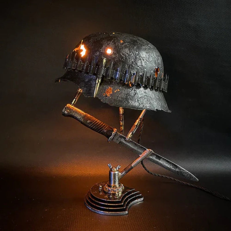 HelmoGlow – Helmet Lamp USB Desk Lighting for Home Decor