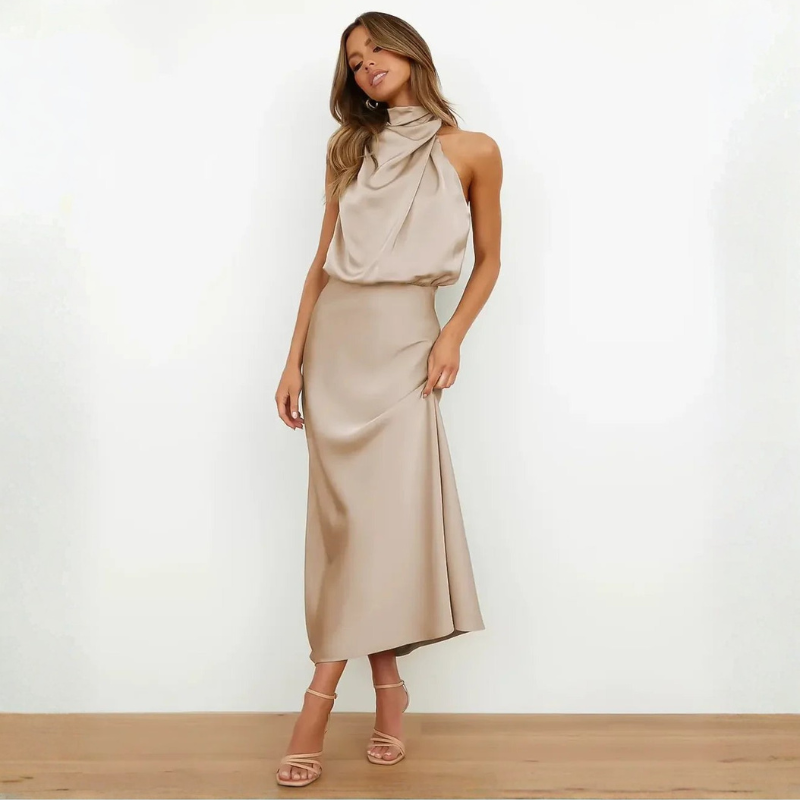 Elegant Off Shoulder Maxi Dress for Women