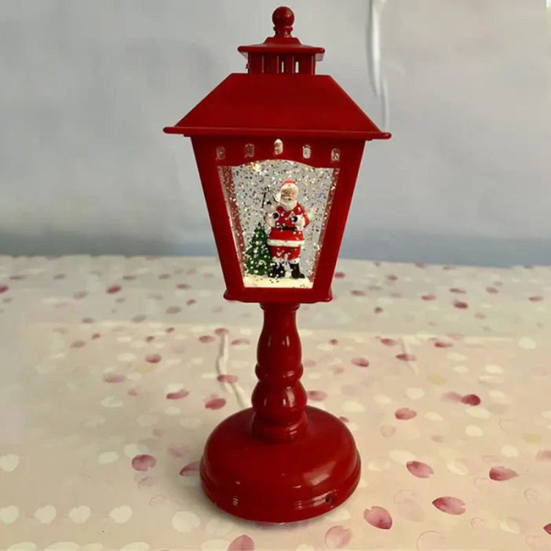 FestivaGlow – LED Schijf Lamp met Sneeuw Kerstontwerp Velani