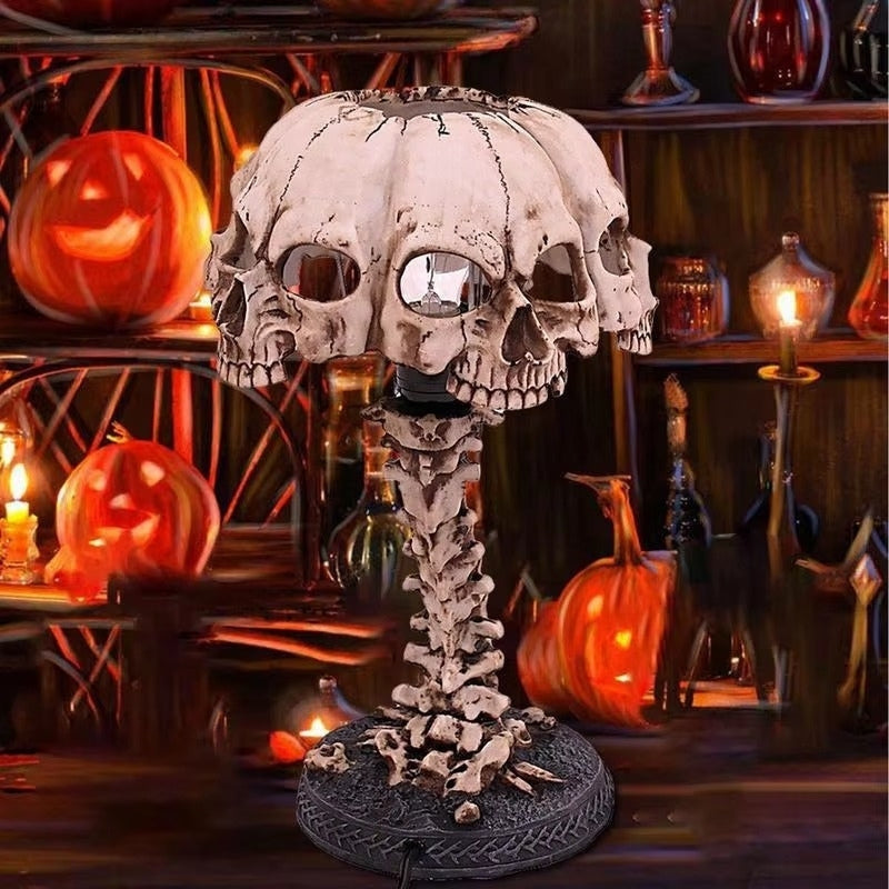 DarkGlow – LED Desk Lamp with Skull Design