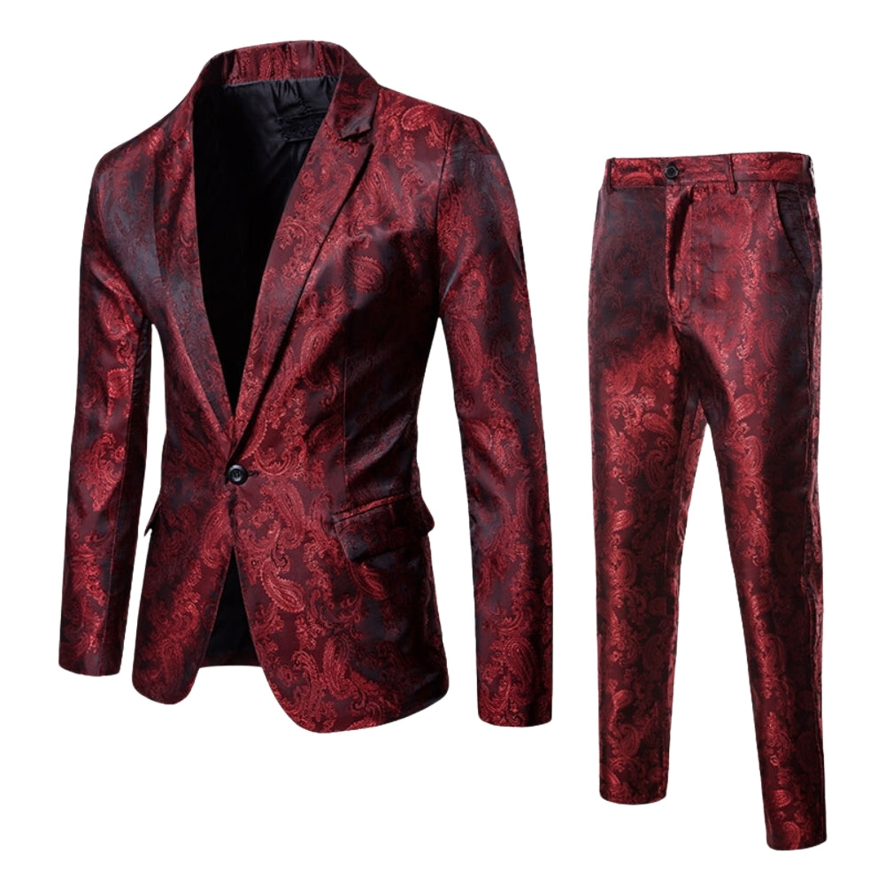 Jorren – Twee-Delige Set met Blazer en Slanke pasvorm Broek Velani