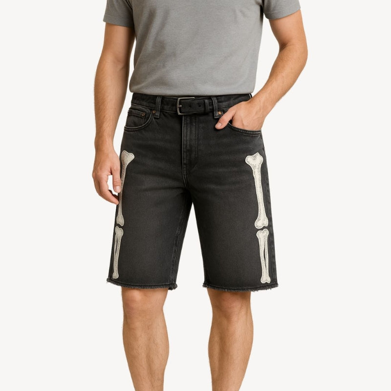 Jonas – Losse pasvorm Shorts met Zakjes en Knopenbies Velani