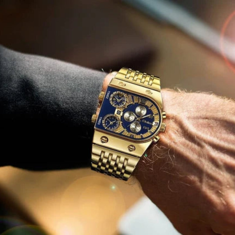 Gideon – Sports Watch with Multi-Time Zone Dial and Adjustable Strap