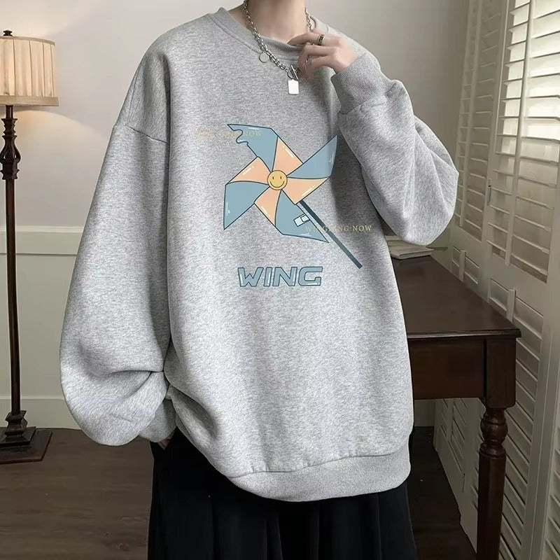 Ethan – Oversized Sweater With Long Sleeves And Ribbed Hem