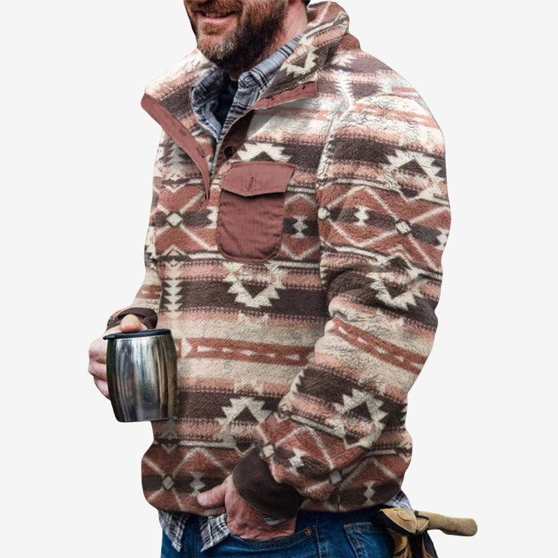 Liam – Long Sleeve Jacket with Standup Collar