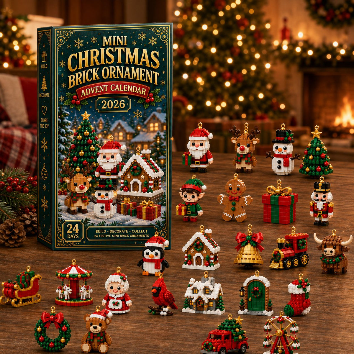 Figurmas - Advent Calendar With 24 Mini Figures For Building