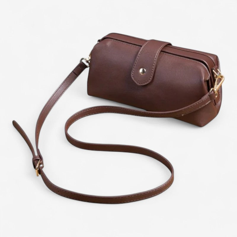 Heleen – Mini Crossbodytas met Verstelbare Bandjes en Knopsluiting Velani