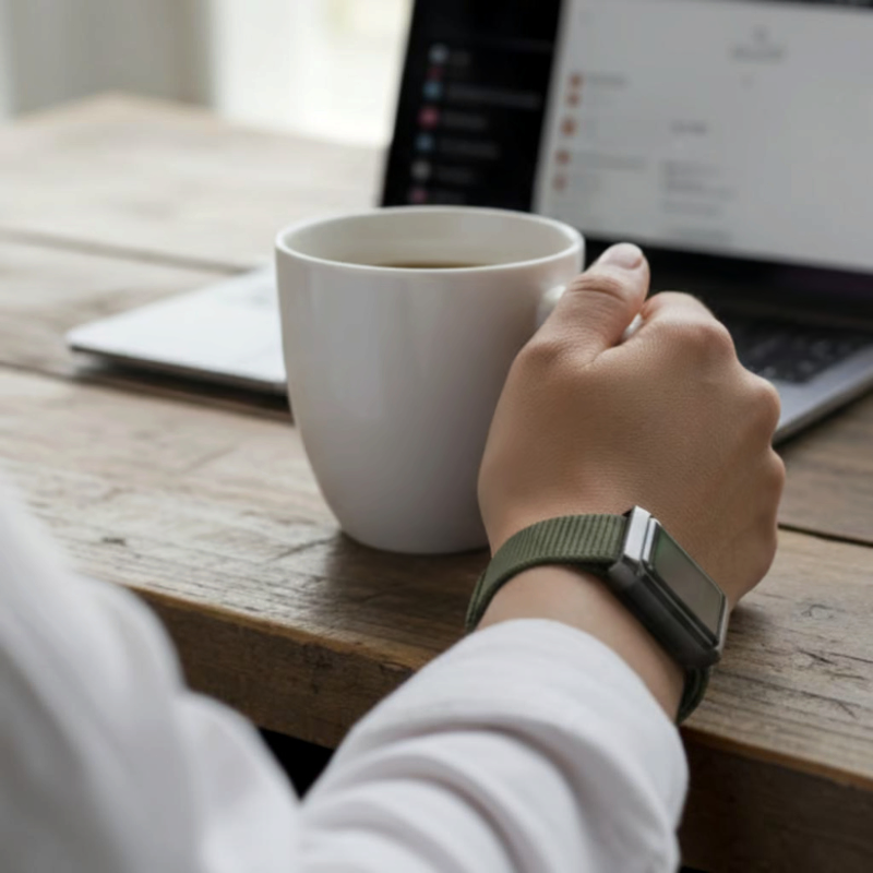 FitPulse - Y25 Screenless Fitness Tracker with Heart Rate and Sleep Monitoring