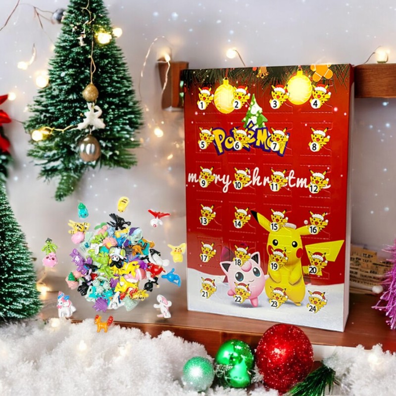 PokeFest – Pokémon Adventskalender met Mini Anime Figuren Velani