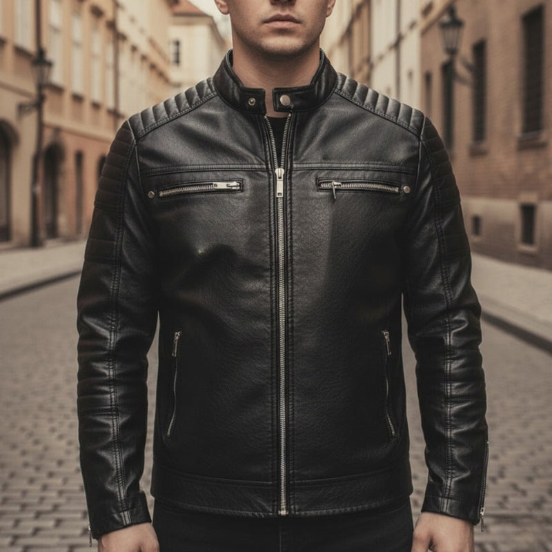 Liam – Long Sleeve Jacket with Zipper Closure