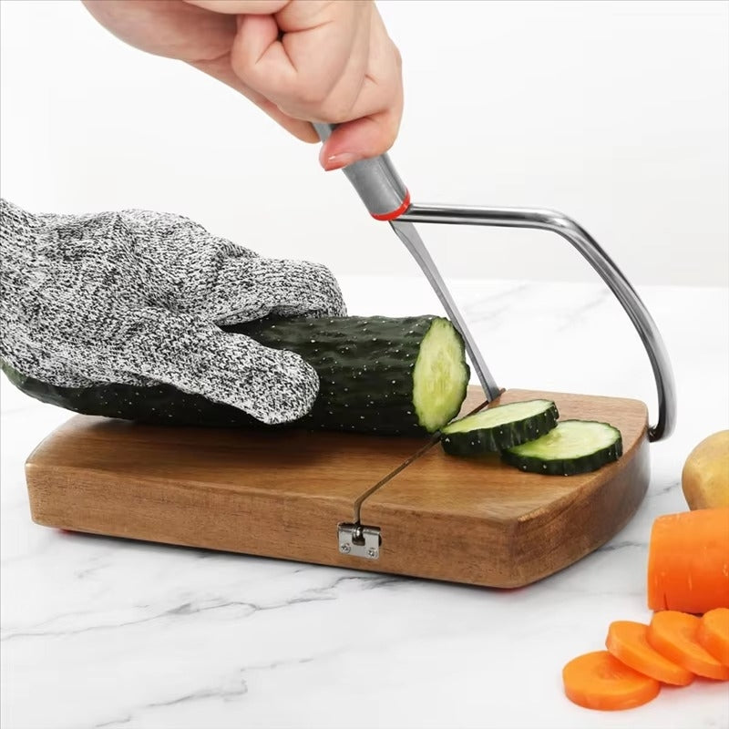 AcaCut – Kaasschaaf met Acaciahouten Handgreep Velani