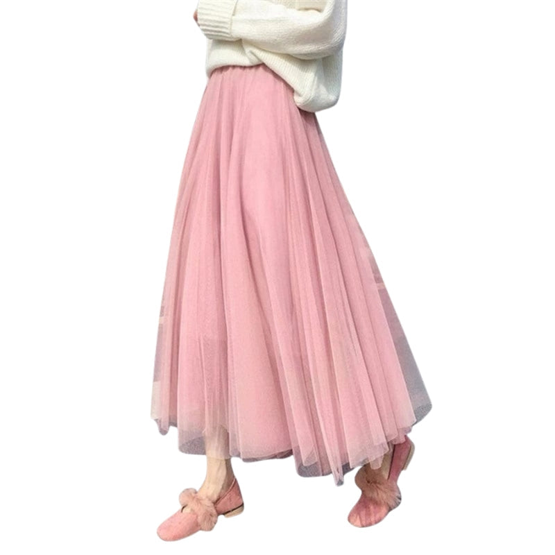 Clara – Rok tot Halverwege de Kuit met Hoge Taille en Losse Pasvorm Velani