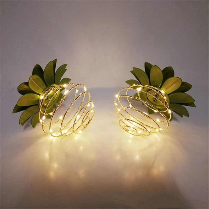SolarPine – Decoratieve LED Lamp met Zonne-ananas Ontwerp Velani