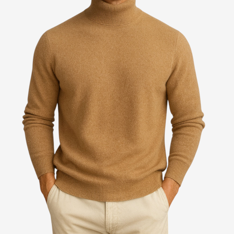 Men’s Round Neck Long Sleeve Knit Sweater