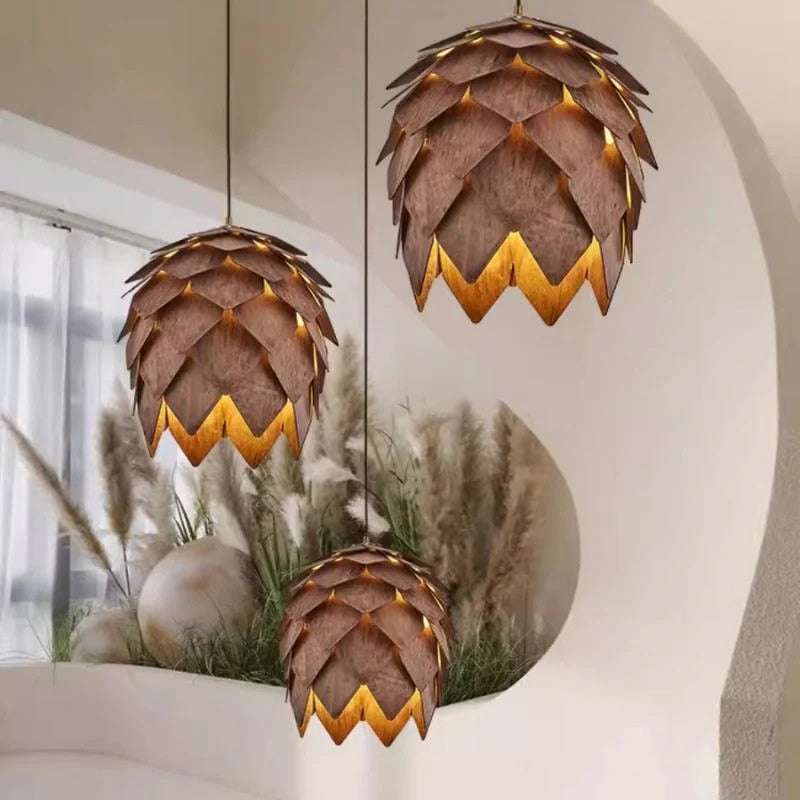 PineGlow – Decorative Pendant Lamp with Pine Tree Design
