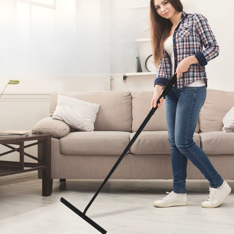 Clevara - Telescopic Floor Squeegee with Adjustable Handle