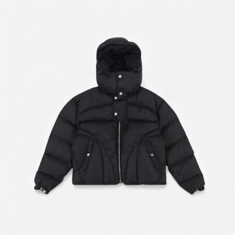 Alexander – Long Sleeve Coat with Zipper Closure and Pockets