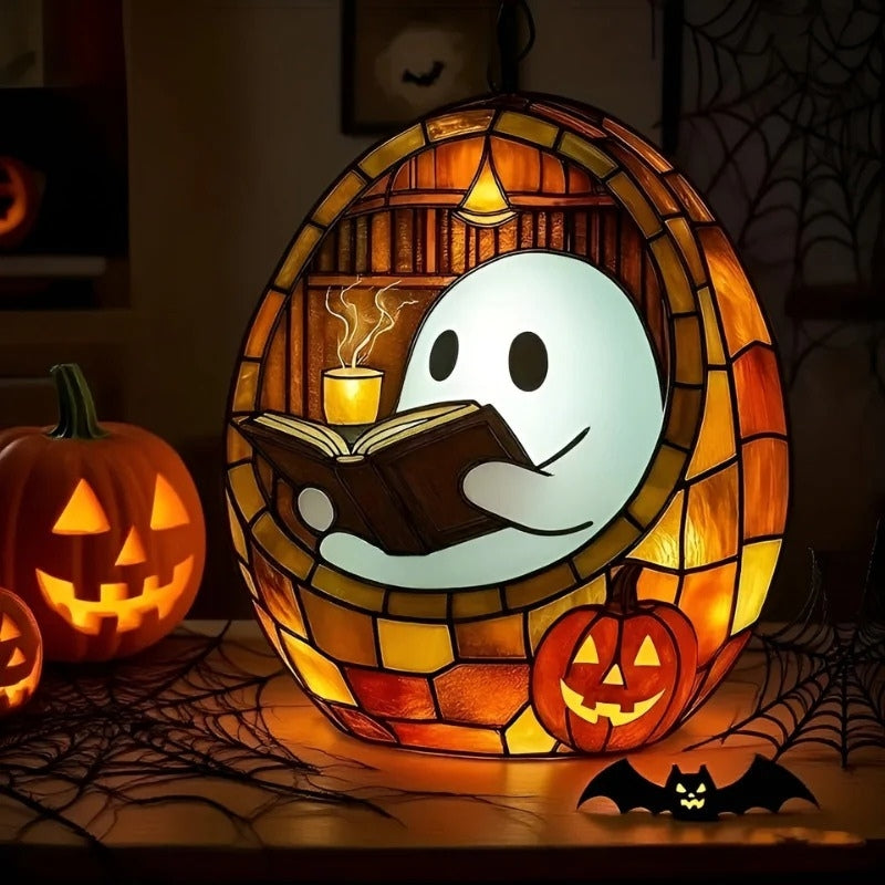 ReadGlow – LED Table Lamp with Reading Figure