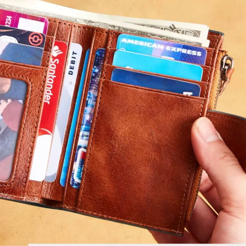 Pieter – RFID-portemonnee met ritssluiting en kaarthouders Velani