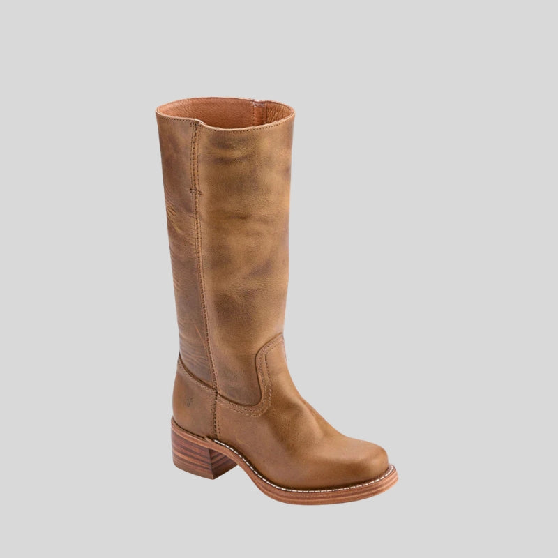 Women Knee-High Round Toe Boots