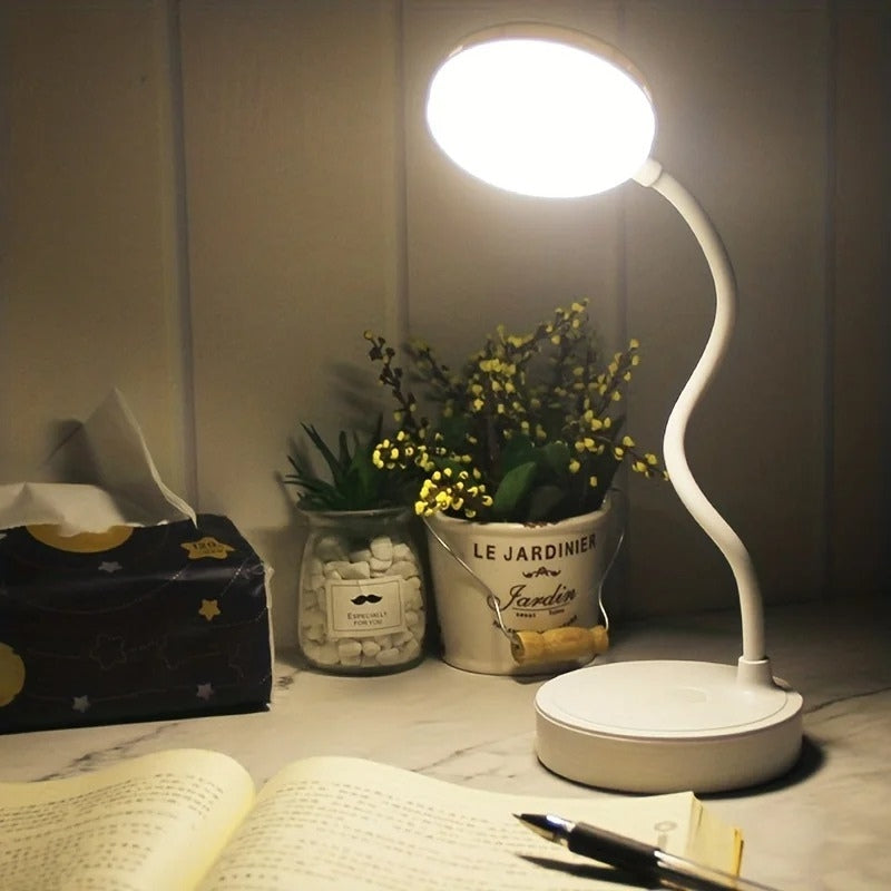 FlexiGlow – Oplaadbare LED Bureau Lamp met Verstelbaar Ontwerp Velani